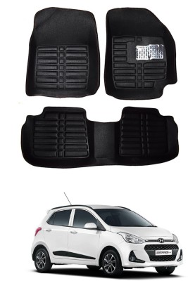 AYW Plastic 5D Mat For  Hyundai Grand i10(Black)