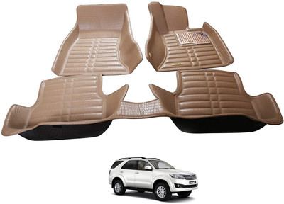 AYW Plastic 5D Mat For  Toyota New Fortuner(Beige)