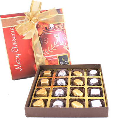 

Zoroy Luxury Chocolate Christmas Special Box of 16 with Assorted Chocolates Fudges(170 g)