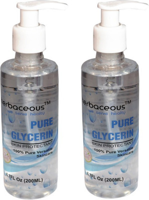 

HERBACEOUS Pure Glycerin (Pack of 2) (200 ml each)(400 ml)