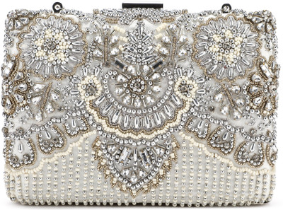 

Accessorize Casual White Clutch