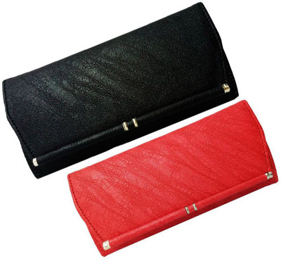 

landloper Casual, Party, Formal Black, Red Clutch