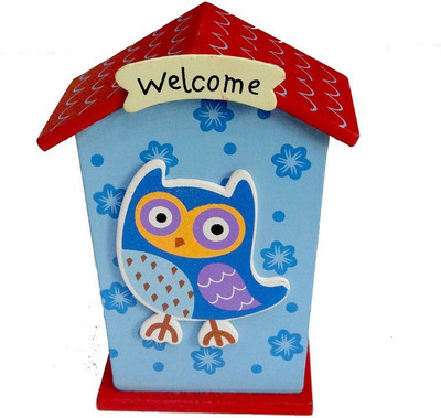 

Kalaplanet Eco-Friendly Hut Shaped Piggy Bank Coin Bank(Multicolor)