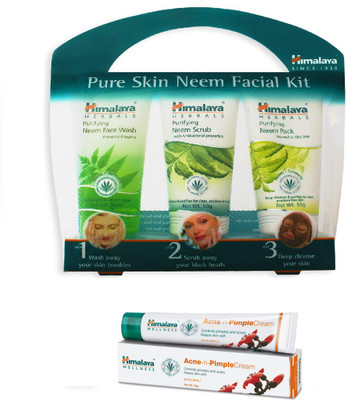 

Himalaya NEEM FACAIL KITM, ANCE N PIMPLE CREAM(Set of 2)