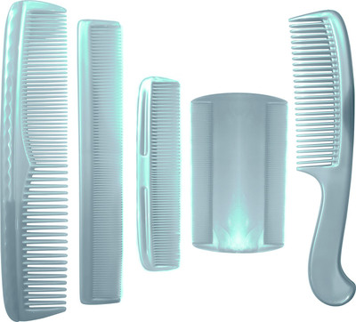 

Raaya Hair Combs Styling Combo Set of 5 pcs Combs for Hair Care & Styling for Women and Men
