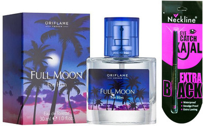 

Oriflame Sweden Full Moon for Him Eau de Toilette 30ml with necklinewaterprof kaja(set 2)(Set of 2)