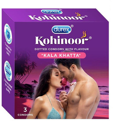 

Durex Kohinoor Kala Khatta Condom Condom(3S)