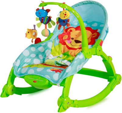 

Darling Toys Newborn to Toddler Portable Baby Vibrating Rocker Chair (Green)(Green)
