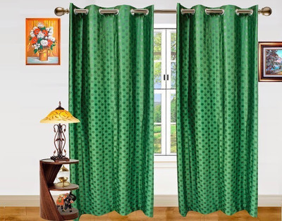 41% OFF on Dekor World 215 cm (7 ft) Polyester Door Curtain (Pack Of 2)(Geometric, Green) 41% OFF on Dekor World 215 cm (7 ft) Polyester Door Curtain (Pack Of 2)(Geometric, Green)