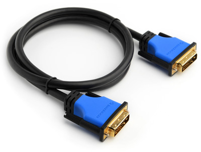 

BlueRigger DVI Male to DVI Male Digital Dual-Link Cable (10 Feet / 3 Meters) DVI Cable(Compatible with Mobile, Laptop, Tablet, Mp3, Gaming Device, Black)