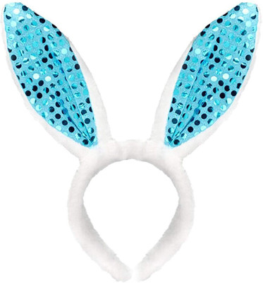 

SYGA Blue Christmas Gifts Party Decoration Plush Bunny Ears Hairbands Rabbit Headbands - 50 g