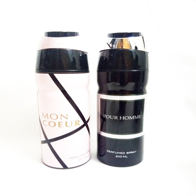 

ARQUS MON COEUR AND POUR HOMME Perfume Body Spray - For Men & Women(400 ml, Pack of 2)