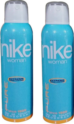 

Nike Pure Deodorant For Woman 200 ml Deodorant Spray - For Women(400 ml, Pack of 2)