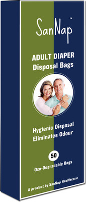 

SanNap Adult Diaper Disposal Bag Adult Diaper Disposal Bag(White)