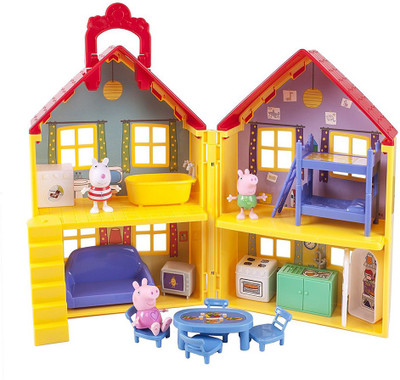 

Peppa Pig Deluxe House Playset(Multicolor)