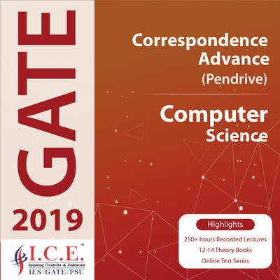 

ICE GATE ICE GATE Computer Science (Video Lectures+Test Series+Study Material) - USB Course - 2019(Combo Pack of Pendrive Lectures +Theory Books+ Test Series (Correspondence Program Advanced))