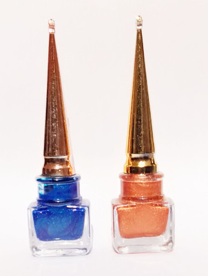 

Make Line Water Proof Glitter Eye Liner Pack Of 2 10(Malticolor)