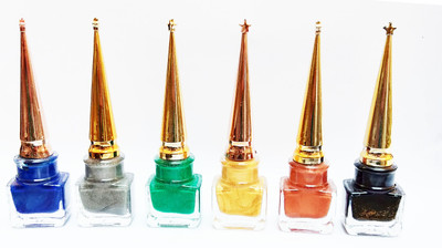 

Make Line Water Proof Glitter Eye Liner Combo 6 10(Malticolor)