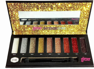 

LUV-LI PRO SERIES INTENSE SHINE 9 COLOR GLITTER EYESHADOW KIT 12 g(MULTICOLOR)