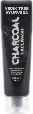 

VEDIKTREE Ayurveda Activated Charcoal Acne Oil and Pollution Control Face Wash, 100ml Face Wash(100 ml)