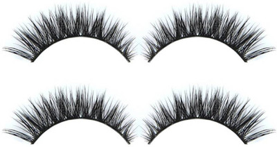 

YOUNGMONK False-Fake Eyelashes Day and Night Pack ( 2 pairs)(Pack of 2)