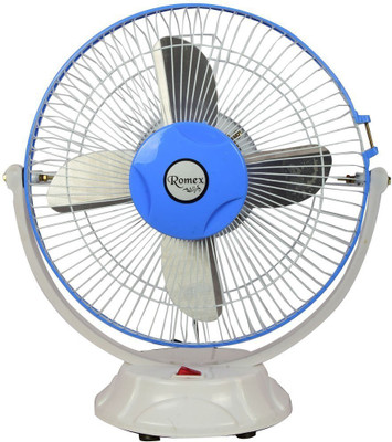 

ROMEX fanB 4 Blade Table Fan(BLUE, Pack of 1)