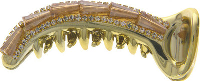 

Anuradha Art Jewellery Party Wear Banana Clip Banana Clip(Gold)