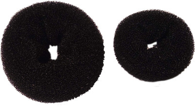 

CartKIng Hair Style DONUT Perfect BUN- JUDA Maker Tool For Women - Small&Medium- Black(Combo of 2) Bun(Black)