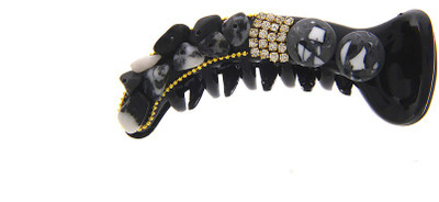 

Anuradha Art Jewellery Party Wear Banana Clip Banana Clip(Grey)