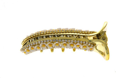 

Anuradha Art Jewellery Party Wear Banana Clip Banana Clip(White)