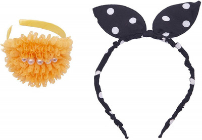 

Chooz Designer Studio Ears Head Band and Ribbons Hair Band (Pack of 2) Head Band(Multicolor)