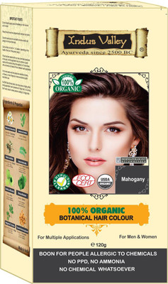 

Indus Valley 100% Organic Botanical Mahogany Ammonia free Hair Color(Mahogany)