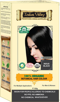 

Indus Valley USDA organic Hair Color(Indus Black)