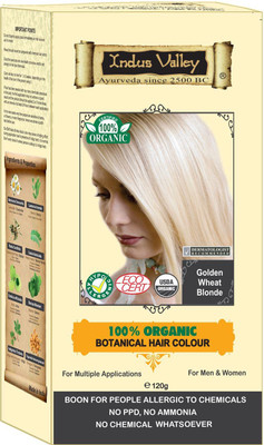 

Indus Valley 100% Botanical Natural Healthier Hair Color(Golden wheat Blonde)