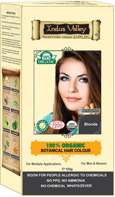 

Indus Valley 100% Organic Botanical Blonde Herbal Hair Color(Blonde)