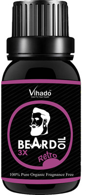 

VIHADO 3x PRO Faster Growth Beard Growth Hair Oil (20 ml) (Pack of 1) Hair Oil(20 ml)
