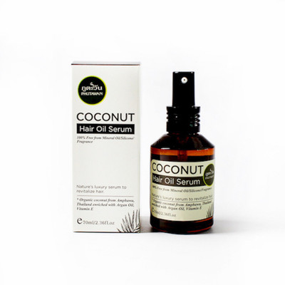 

phutawan Organic Coconut Hair Serum with Argan Oil(60 ml)
