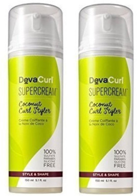 

Deva Supercream Coconut Curl Styler 5.1 Oz (2 Pack) Hair Gel(100 ml)
