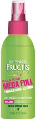 

Garnier Fructis Full & Plush Mega Full Thicken Lotion 5 Ounce (145ml) (2 Pack) Hair Gel(100 ml)