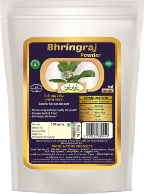 

biotic 100% Natural Bhringraj Powder ( Eclipta Alba ) - 100 g(100 g)