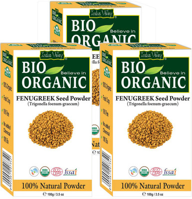 

Indus Valley 100% Pure Fenugreek Powder (Methi Powder) - Set of 3(300 g)