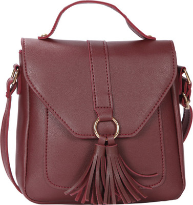 

Bagkok Sling Bag(Maroon)