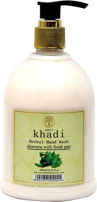 

Vagad's Khadi Fresh Pan With Aloevera Herbal Handwash(450 ml, Pump Dispenser)