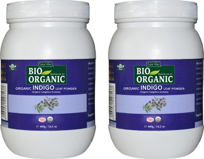 

Indus Valley Pure Organic Indigo Powder Jar Bulk Pack - Set of 2(800 g)