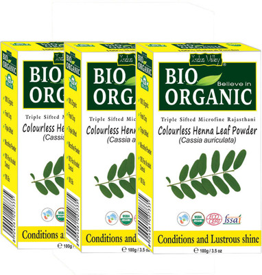 

Indus Valley BIO Organic Colourless HENNA - Triple Pack(300 g)