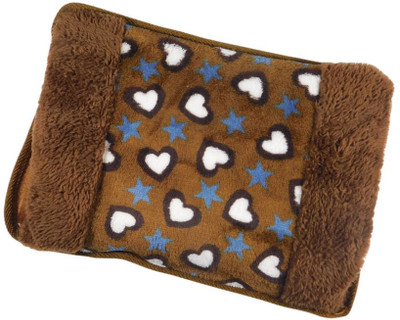 

saioni Velvet Pocket Electric Warm Gel Pad With Fur Electric 1 L Hot Water Bag(Multicolor)