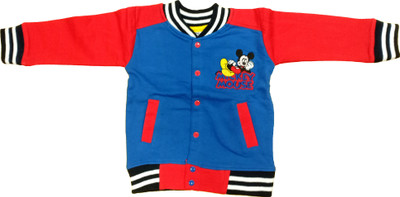 

contrive Full Sleeve Applique Baby Boys & Baby Girls Jacket, Multi