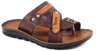 

TRUMP Boys Slip-on Flats(Brown