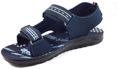 

TRUMP Boys Velcro Sports Sandals(Blue, Navy blue