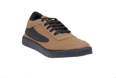 

U2Shoes Boys Lace Sneakers(Brown, Tan